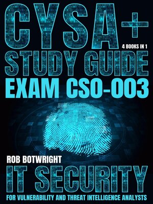cover image of CySA+ Study Guide